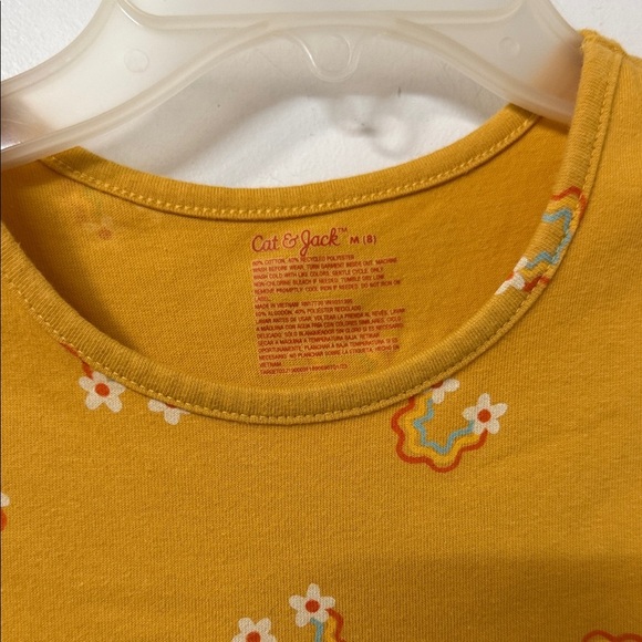 Cat & Jack Mustard Floral Dress - Picture 2 of 2